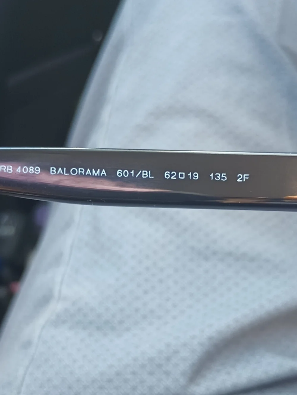 Ray-Ban Black Frame with Clear Blue-Light To Light Gray Trasition Lenses Evolve